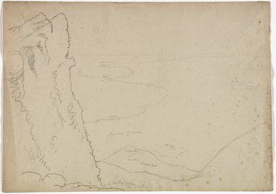 View South from Mount Etna, Sicily by Thomas Cole